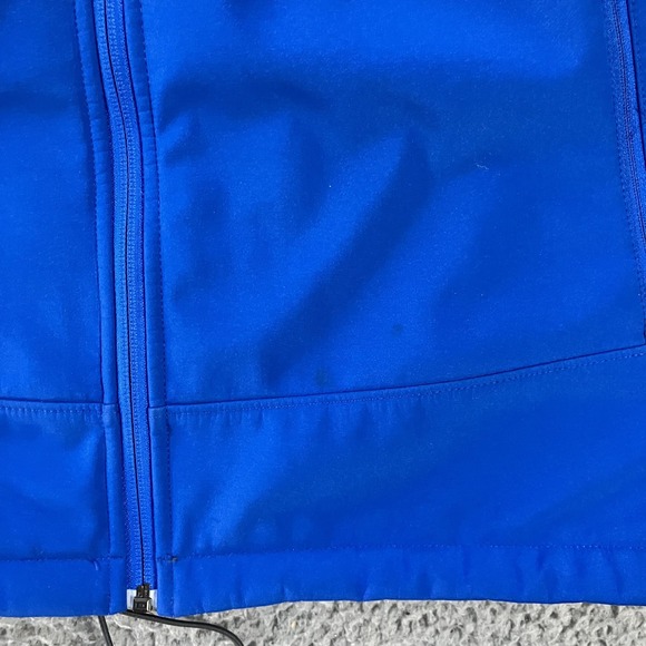The North Face Jacket Mens XL Blue Gray Softshell Fleece Lined Outdoor Hiking - Picture 7 of 11
